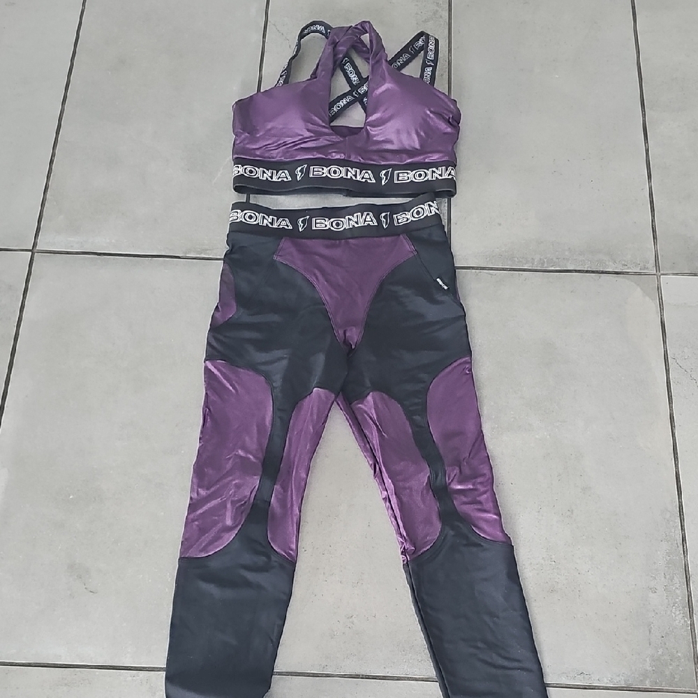 Purple and Black Jumpsuit